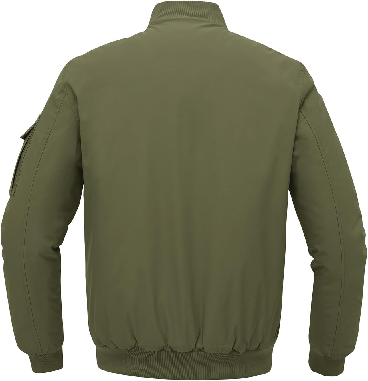 Men's Jacket Windproof Quilted Bomber Jackets Casual Fall Winter Warm Padded Coats Outwear - Image 2